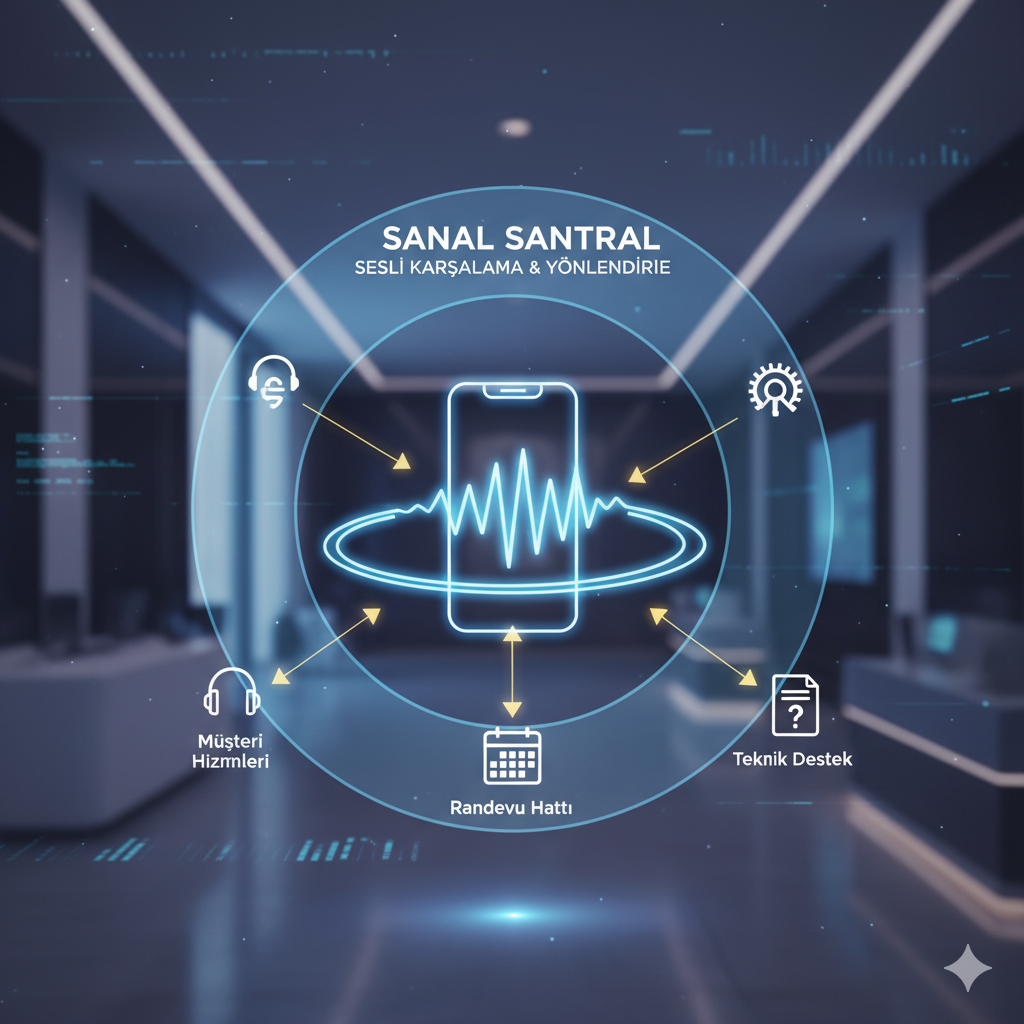 sanal santral sesli karsilama